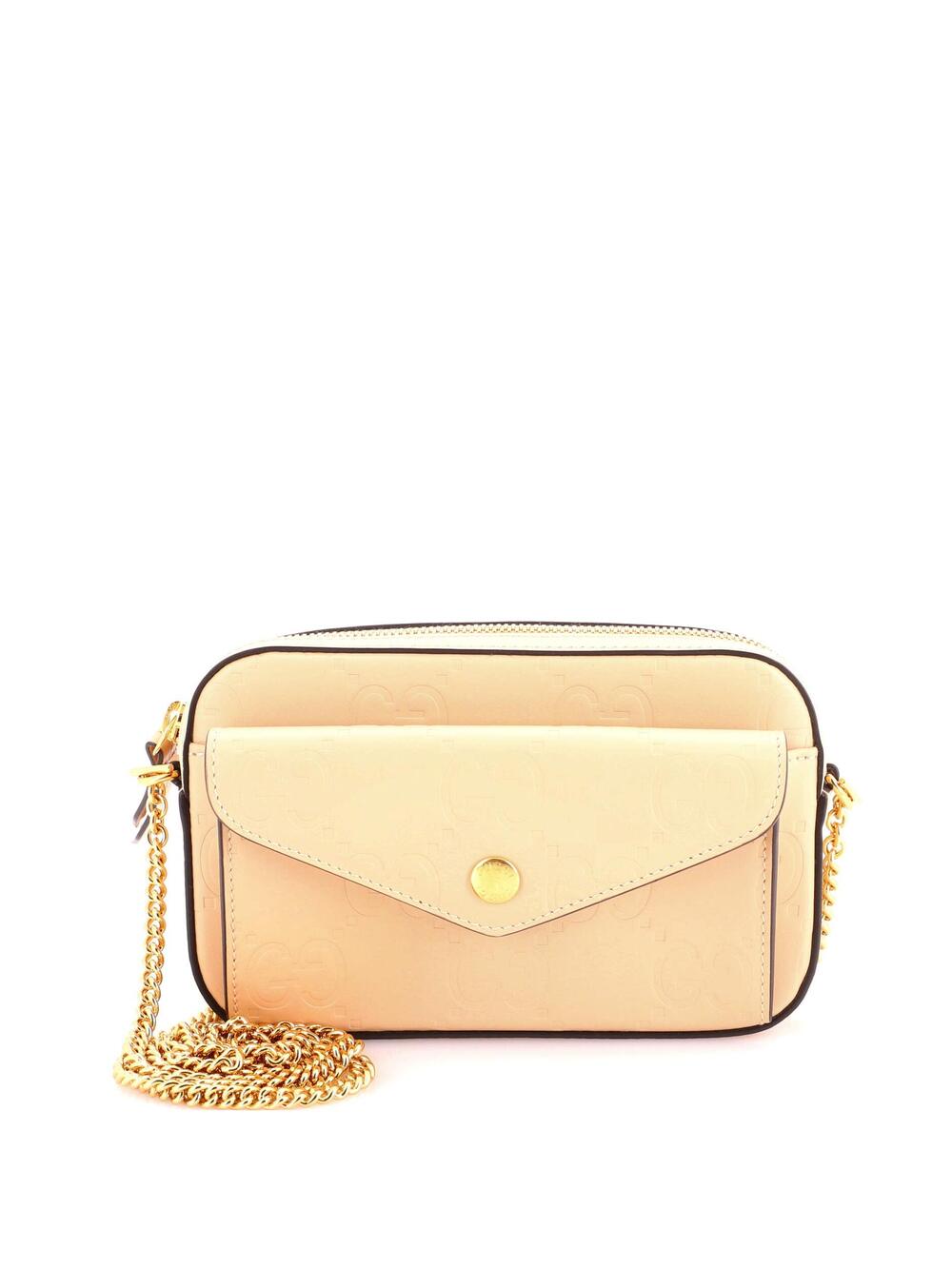 Gucci Front Pocket Chain Shoulder Bag #372745G10B